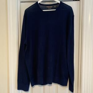 Michael Kors Men’s Crew Neck Pullover Sweater Blue XXL NWT